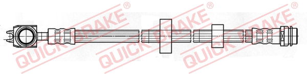 quickbrake Bremsschlauch Vorderachse QUICK BRAKE 50.200X