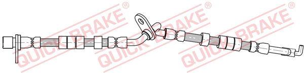quickbrake Bremsschlauch Vorderachse rechts QUICK BRAKE 58.802