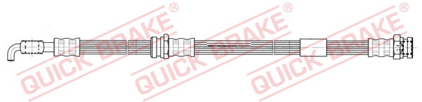 quickbrake Bremsschlauch Vorderachse QUICK BRAKE 58.987