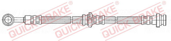 quickbrake Bremsschlauch Hinterachse links QUICK BRAKE 59.912