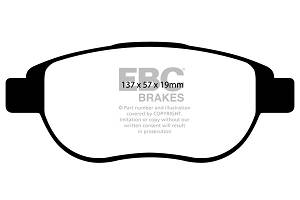 Bremsbelagsatz, Scheibenbremse Vorderachse EBC Brakes DP21375