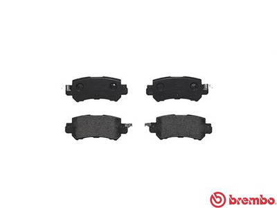 Bremsbelagsatz, Scheibenbremse Hinterachse Brembo P 49 047X
