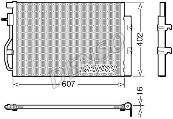 Kondensator, Klimaanlage Denso DCN15008