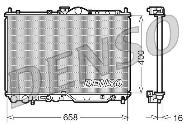 Kühler, Motorkühlung Denso DRM45011