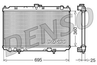 Kühler, Motorkühlung Denso DRM46014
