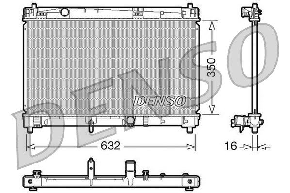 Kühler, Motorkühlung Denso DRM50009