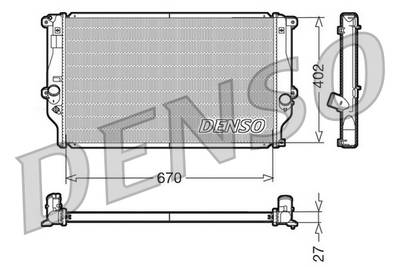Kühler, Motorkühlung Denso DRM50025