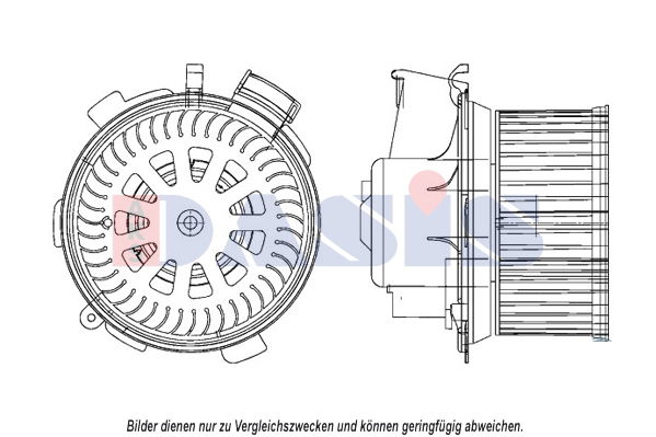 Innenraumgebläse AKS Dasis 068069N