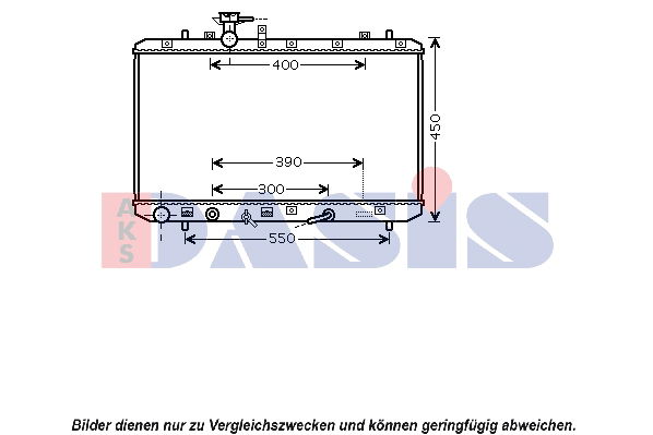 Kühler, Motorkühlung AKS Dasis 320037N