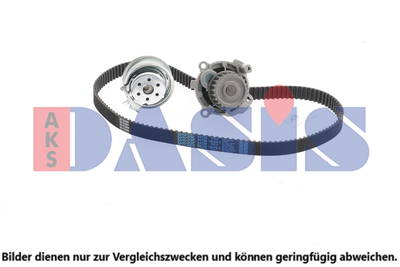 Wasserpumpe + Zahnriemensatz AKS Dasis 570296N