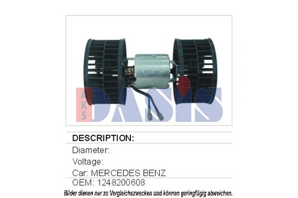 Innenraumgebläse AKS Dasis 741610N