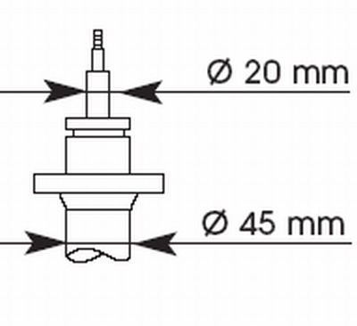 Stoßdämpfer Vorderachse KYB 373019