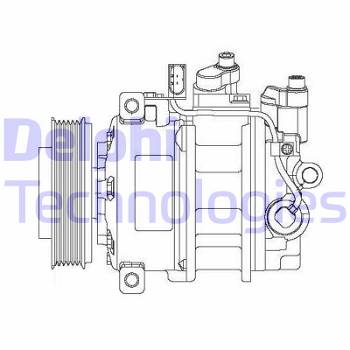Kompressor, Klimaanlage Delphi CS20475