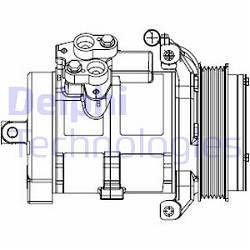 Kompressor, Klimaanlage Delphi CS20528