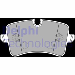 Bremsbelagsatz, Scheibenbremse Hinterachse Delphi LP2226
