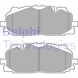 Bremsbelagsatz, Scheibenbremse Vorderachse Delphi LP3272