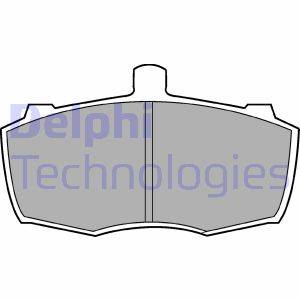 Bremsbelagsatz, Scheibenbremse Vorderachse Delphi LP413