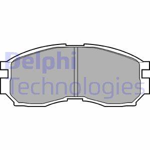 Bremsbelagsatz, Scheibenbremse Vorderachse Delphi LP803