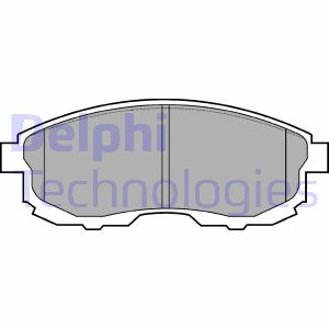 Bremsbelagsatz, Scheibenbremse Vorderachse Delphi LP812