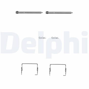 Zubehörsatz, Scheibenbremsbelag Hinterachse Delphi LX0264