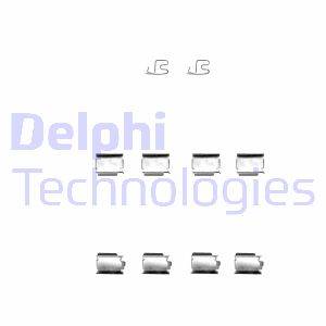 Zubehörsatz, Scheibenbremsbelag Delphi LX0343