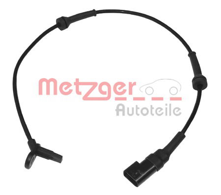 Sensor, Raddrehzahl Vorderachse Metzger 0900024