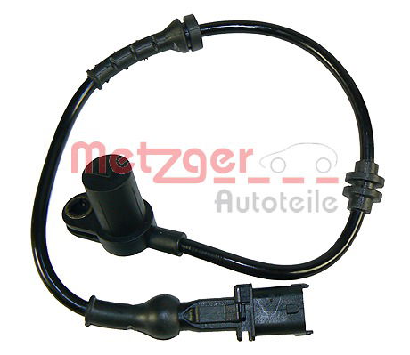 Sensor, Raddrehzahl Vorderachse Metzger 0900045