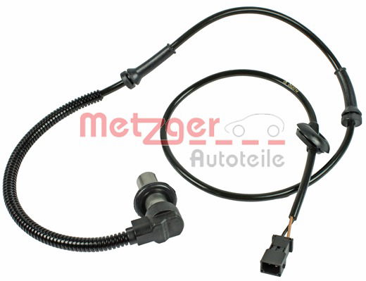 Sensor, Raddrehzahl Vorderachse Metzger 0900095