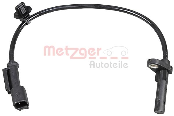 Sensor, Raddrehzahl Hinterachse Metzger 09001432