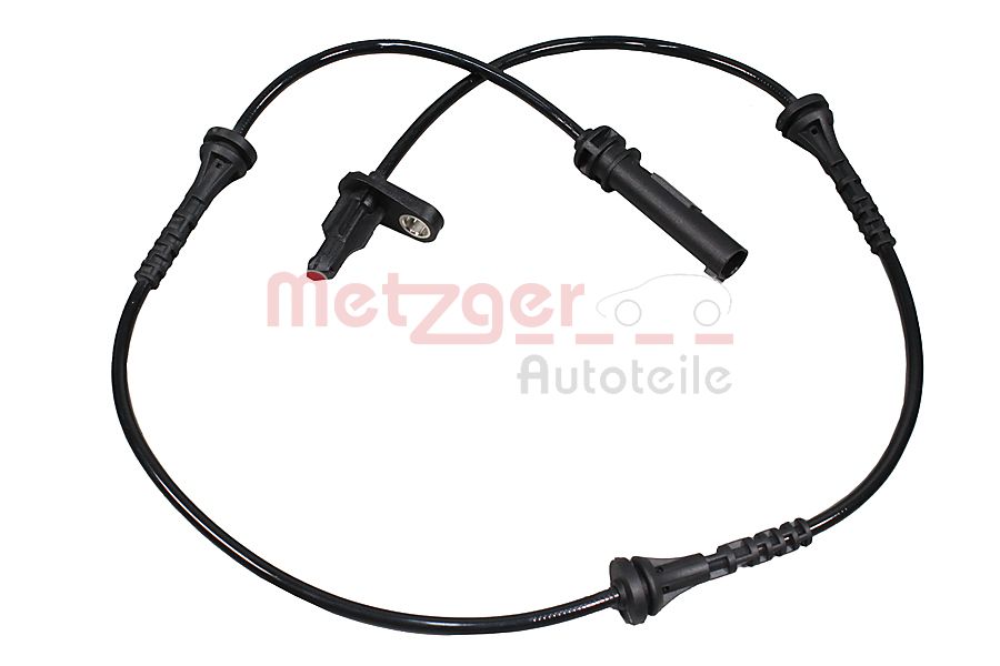 Sensor, Raddrehzahl Vorderachse Metzger 09001498