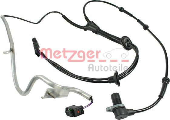 Sensor, Raddrehzahl Hinterachse links Metzger 0900196