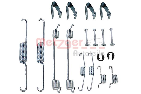 Zubehörsatz, Bremsbacken Hinterachse Metzger 105-0038