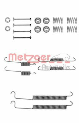 Zubehörsatz, Bremsbacken Hinterachse Metzger 105-0756