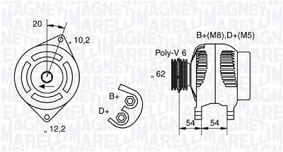 Generator Magneti Marelli 063321729010