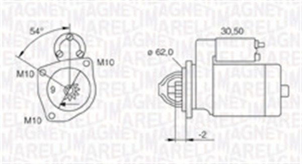 Starter Magneti Marelli 063720566010