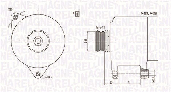 Generator Magneti Marelli 063731139010