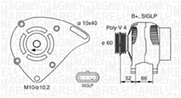 magnetimarelli Generator Magneti Marelli 063731253010