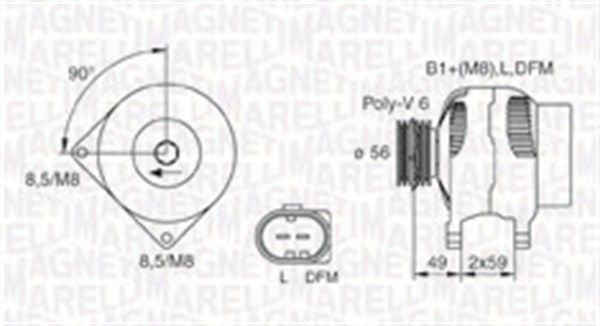 magnetimarelli Generator Magneti Marelli 063731378010