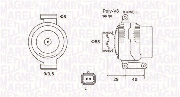 magnetimarelli Generator Magneti Marelli 063731484010