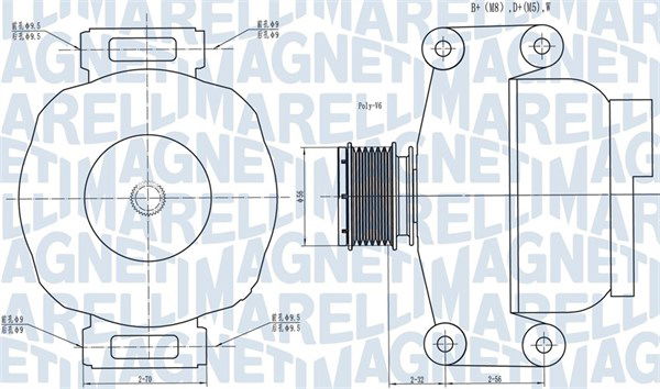 magnetimarelli Generator Magneti Marelli 063731489010