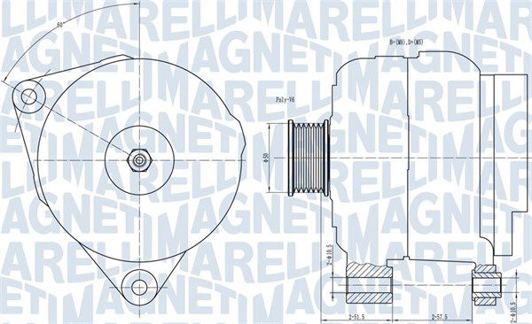 magnetimarelli Generator Magneti Marelli 063731501010