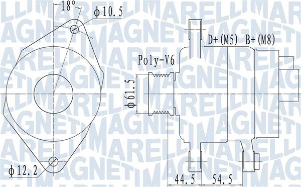 magnetimarelli Generator Magneti Marelli 063731558010