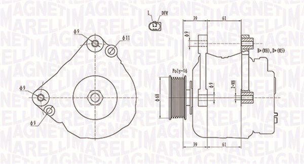 magnetimarelli Generator Magneti Marelli 063731587010