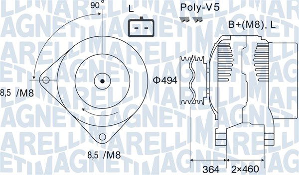 magnetimarelli Generator Magneti Marelli 063731645010