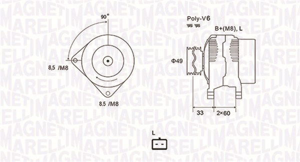 magnetimarelli Generator Magneti Marelli 063731661010