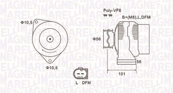 Generator Magneti Marelli 063731689010