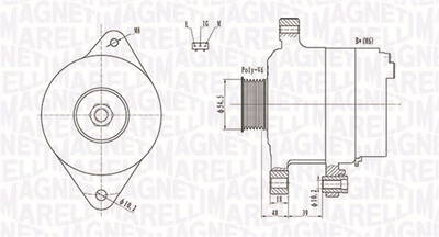 Generator Magneti Marelli 063731809010