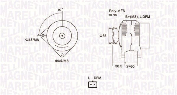 magnetimarelli Generator Magneti Marelli 063731933010