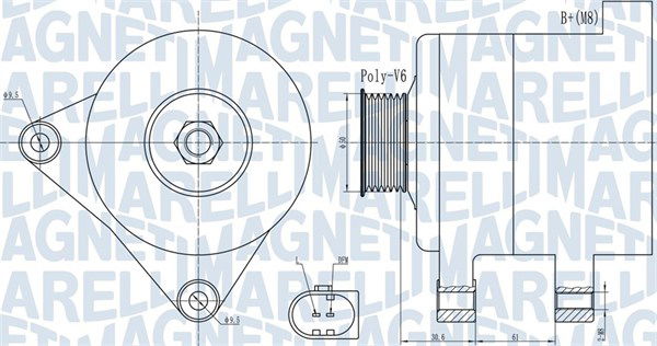 magnetimarelli Generator Magneti Marelli 063731985010