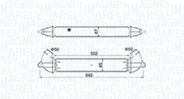 magnetimarelli Ladeluftkühler Magneti Marelli 351319204610